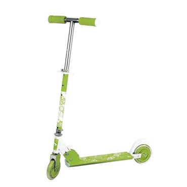 Dětská koloběžka Spokey FROGGI 120 mm Spokey Koloběžky Dětská skládací koloběžka v pěkné zelené barvě. Zadní brzda, měkké rukojeti a nastavitelná výška řídítek.