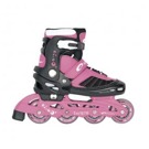 Inline brusle Spokey BOMBER růžové Spolehlivé kolečkové brusle značky Spokey. Zapínání má dvojitou sponu s bezpečnostní pojistkou...  