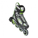 Inline brusle Spokey GT zelené Pohodlné inline brusle s anatomickou vložkou a šněrováním na tkaničky, přezku a suchý zip. Kolečkové brusle Spokey