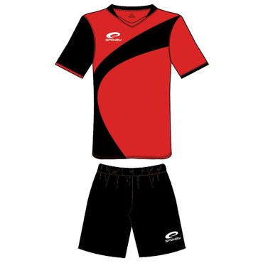 Fotbalový dres BREEZY černo-červený
