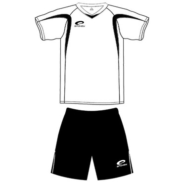 Fotbalový dres Spokey SHANK černo-bílý