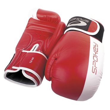 Boxerské rukavice Spokey DUKE červené
