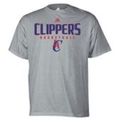 Triko NBA Clippers Triko Adidas, licence NBA, nápis a logo Clippers, 90% bavlna a 10% polyester, barva šedá, vel. S,...  A