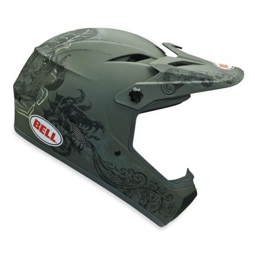 Downhill/BMX přilba Bell Drop 10 matte olive/black crest