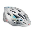 Sportovní přilba Bell Venture 10 silver/ice blue flowers Venture je přilba s třiadvaceti větracími otvory, krátkým zakulaceným štítkem, aerodynamickým...  