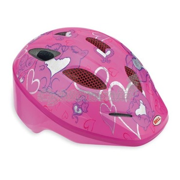 Dětská přilba Bell Splash 10 pink heart animal