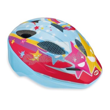 Dětská přilba Bell Dart 10 light blue stars