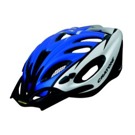 XENON unisize modrá/stříbrná Sportovní MTB helma pro všechny jezdce. - QuckTurn upínací mechanismus - 18 odvětrávacích otvorů...