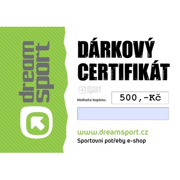 Dárkový certifikát - 500 Kč