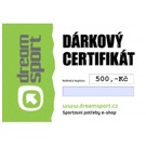 Dárkový certifikát - 500 Kč