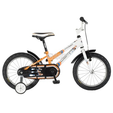 Dětské kolo DEMA Drobec 16" Boy oranžovo-stříbrné 11
