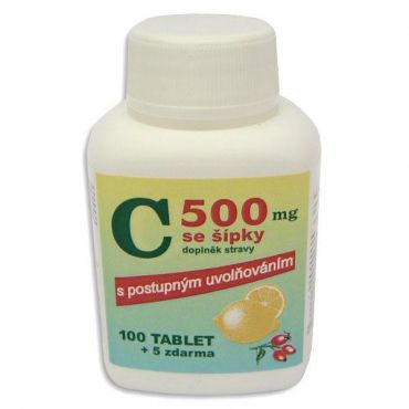 Vitamín C 500mg s postupným uvolňováním 105 tbl z kategorie .