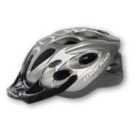 Přilba Mango Hero stříbrná Příjemně tvarovaná MTB přilba. Inovativní technologie zapínání a odolnosti skořepiny. Síťka proti...  