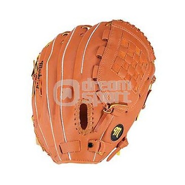 Rukavice Markwort G1250 Markwort Rukavice na baseball kvalitní kůže, vel. 12 1/2", barva hnědá, zavřený koš, Fastback uzávěr rukavice pro baseball, softball, reg. + RH