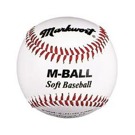 Baseballov� m�� Markwort SM SAFETY M�kk� m�� vhodn� pro tr�nink h�zen� a chyt�n� v t�locvi�n�, stejn� v�ha a stejn� velikost jako... Markwort Markwort