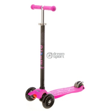 Koloběžka Micro Maxi T pink Micro Koloběžky, tříkolky Micro Maxi Micro je pro všechny děti, které jsou už příliš velké pro Mini Micro. Jednoduše obsluhovatelná teleskopická tyč...