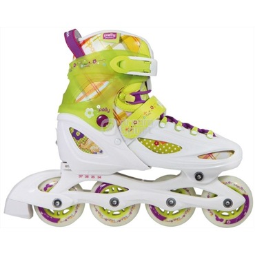 Dětské inline brusle Powerslide Polly Flower Power