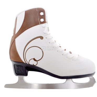 Lední brusle Powerslide Elle brown/white 11/12