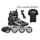 Inline brusle Powerslide Phuzion 2 Sport 09 P�nsk� model rychl�ch fitness brusl� s velk�mi kole�ky X-Type 90mm. Monokonstruk�n� hlin�kov� r�m... P�nsk� in line brusle Powerslide