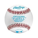 Baseballový míč Rawlings TVB Umělá kůže, měkký míč, pro T-Ball, oficální velikost a váha, vhodný pro děti a začátečníky  
