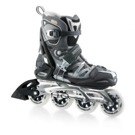 Inline brusle Rollerblade Crossfire 360 black/silver 09 Brusle navr�en� pro v�kon a komfort. Syst�m rychl� fixace za pomoc� 360� sta�en�. Ultra lehk�... P�nsk� in line brusle RollerBlade