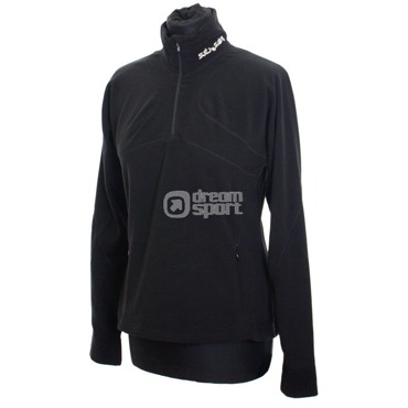Dámská mikina Sensor Smartfleece EVO se stojáčkem černá