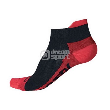 Ponožky Sensor Coolmax Invisible black/red