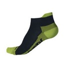 Ponožky Sensor Coolmax Invisible black/lime Opravdu nízké až neviditelné ponožky 45% coolmax, 3% elastan, 52% polypropylen.