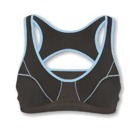 Podprsenka Sensor Lissa černá/modrá Oblíbená a sportovní podprsenka v novém anatomickém střihu přizpůsobeném pro aktivní pohyb....