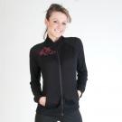 Dámská mikina SENSOR MERINO MULTISTRETCH celozip černá