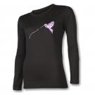Dámske tričko SENSOR MERINO ACTIVE PERFORMANCE TEE Origami černé