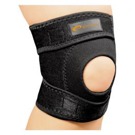 Bandáž kolen Spokey MUSTO neoprénová Malá neoprénová kolenní bandáž pro sklidnění po zákroku, úrazu nebo při námaze. Tři suché zipy...  S