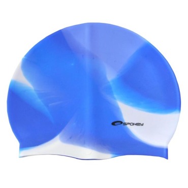 Plavecká čepice Spokey ABSTRACT modro-bílá z kategorie .