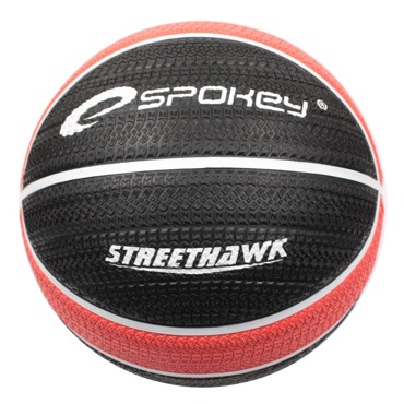 Míč na košíkovou Spokey STREETHAWK černo-červený