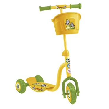Dětská koloběžka Spokey LADYBUG žluto-zelená