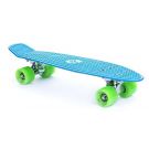 Spokey CRUISER board 22 x 6" modrý, zelená kolečka 60x45 mm