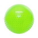 Gymnastický míč 2v1 Spokey HALF FIT masážní zelený, 65 cm včetně pumpičky