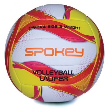 Volejbalový míč Spokey LAUFER bílo-červeno-žlutý rozm.5 z kategorie .
