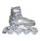 Inline brusle Tempish F21 silver/blue 10 D�tsk� nastaviteln� in-line brusle pro snadn� za��tky. Brusle porostou s nohou va�eho mal�ho...  T