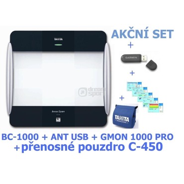 Osobní digitální váha Tanita BC-1000 + ANT Stick + GMON 1000 + přenosné pouzdro