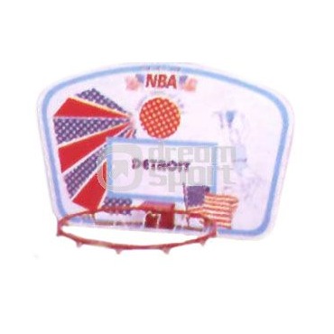 Basketballový koš s háky bez síťky