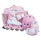 Dětský inline set Tempish Baby Skate 11 pink Skvělý a oblíbený set dětských bruslí, chráničů a helmy ve sladěných barvách. Ideální sada pro...  