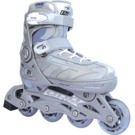 Dětské inline brusle Tempish F21 11 silver Velmi oblíbený model dětských nastavitelných bruslí s rozdílnou velikostí koleček dle velikosti...  T