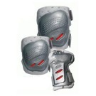 Sada chráničů Tempish Coolmax silver/red