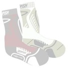 Ponožky Tempish Skate Air Soft bílé