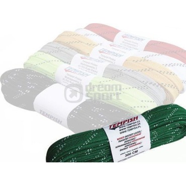 Hokejové tkaničky Tempish vosk green