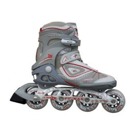 Inline brusle Tempish Fitness cool ZX 09 silver-red Propracovan� d�msk� brusle s v�t��m polstrov�n�m pro ten�� d�msk� no�ky, tepelnou pam�t� vlo�ky...  T