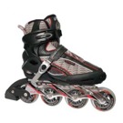 Inline brusle Tempish Elite ZX 09 red Inovovan� unisexov� model s vylep�en�m podvozkem, vnit�n� vlo�kou a lo�isky ABEC-7 chrome top...  T