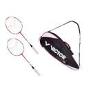 Badminton IdealSet Victor 6500 Set 2 raket Victor 6500 I pro pravideln� chod�c� hr��e, kte�� jsou na �rovni m�rn� a� st�edn�...  V