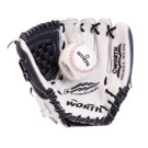 Rukavice Worth WF100WB Kvalitní dětská kožená rukavice včetně měkkého baseballového míče. Vel. 10" pro baseball a...